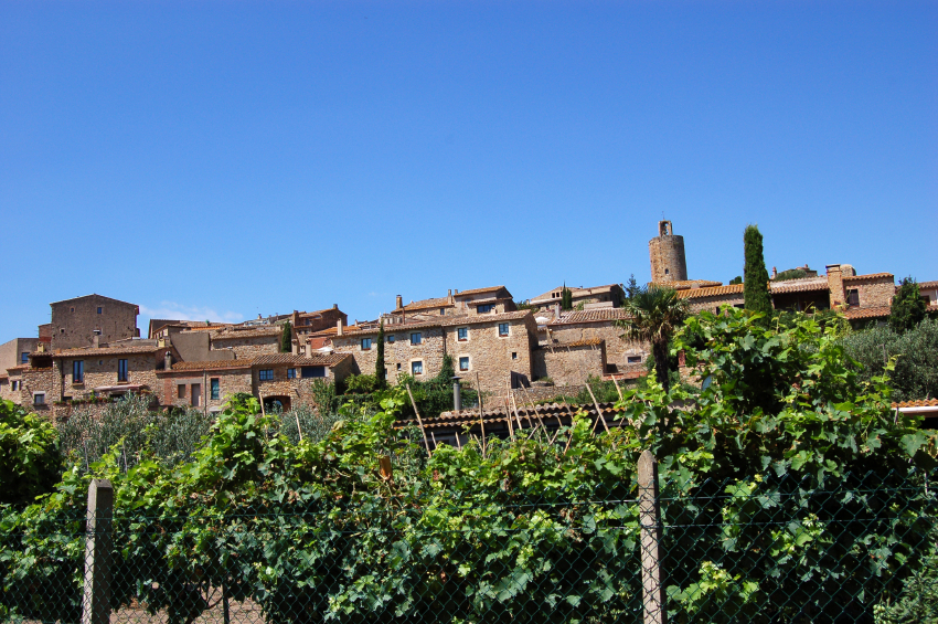 Typical Catalan village 